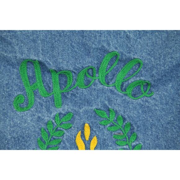 Vintage Levis 36 Jean Jacket USA Chainstitch Embroidered Mike Denim Rockabilly - Picture 10 of 11